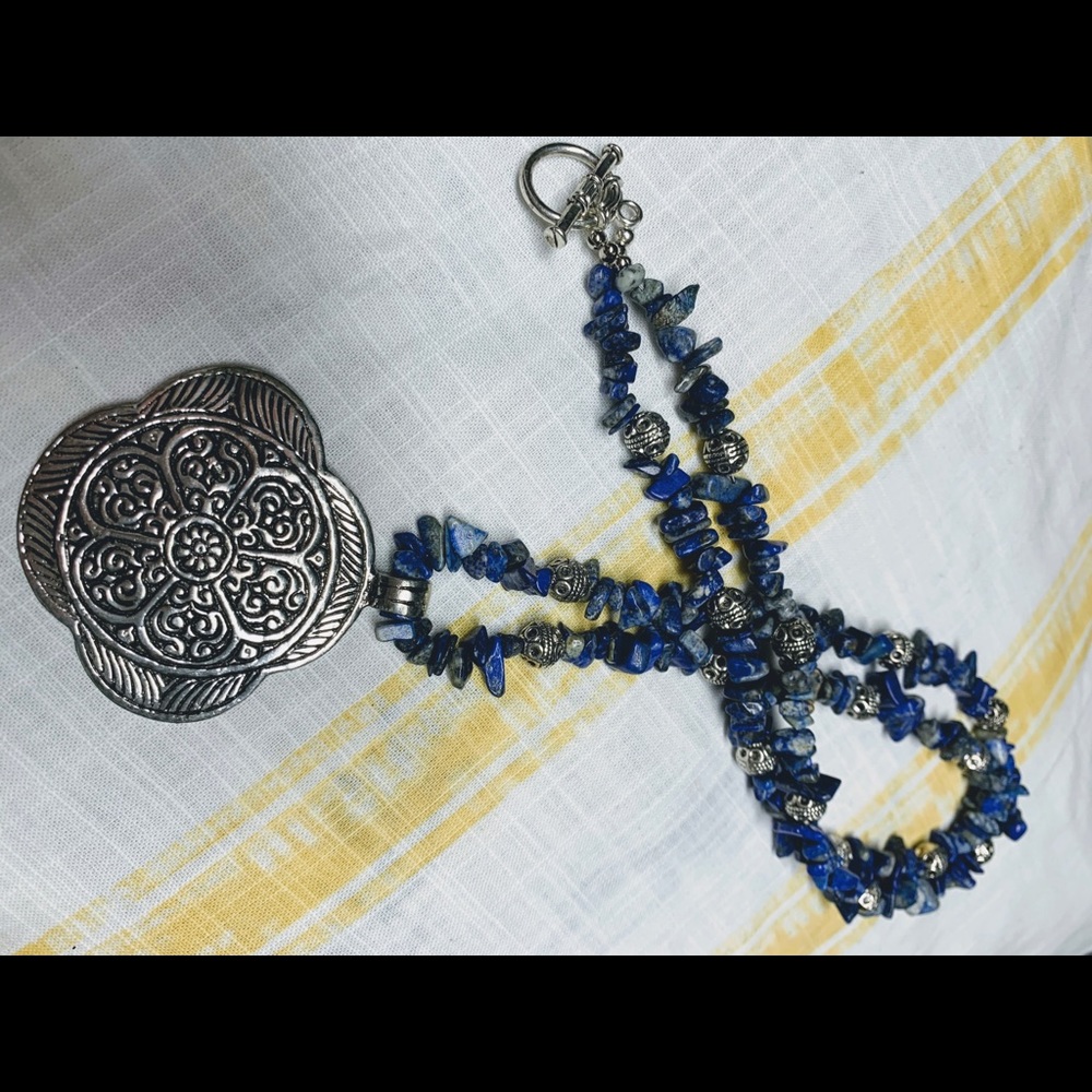 Handcrafted Sodalite necklace